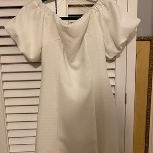 White off the shoulder dress